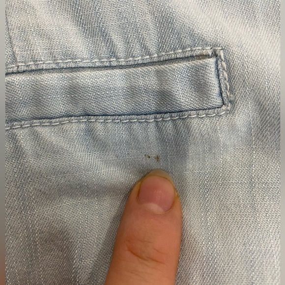 Gentle Fawn pleated light-wash denim shorts - Picture 11 of 12